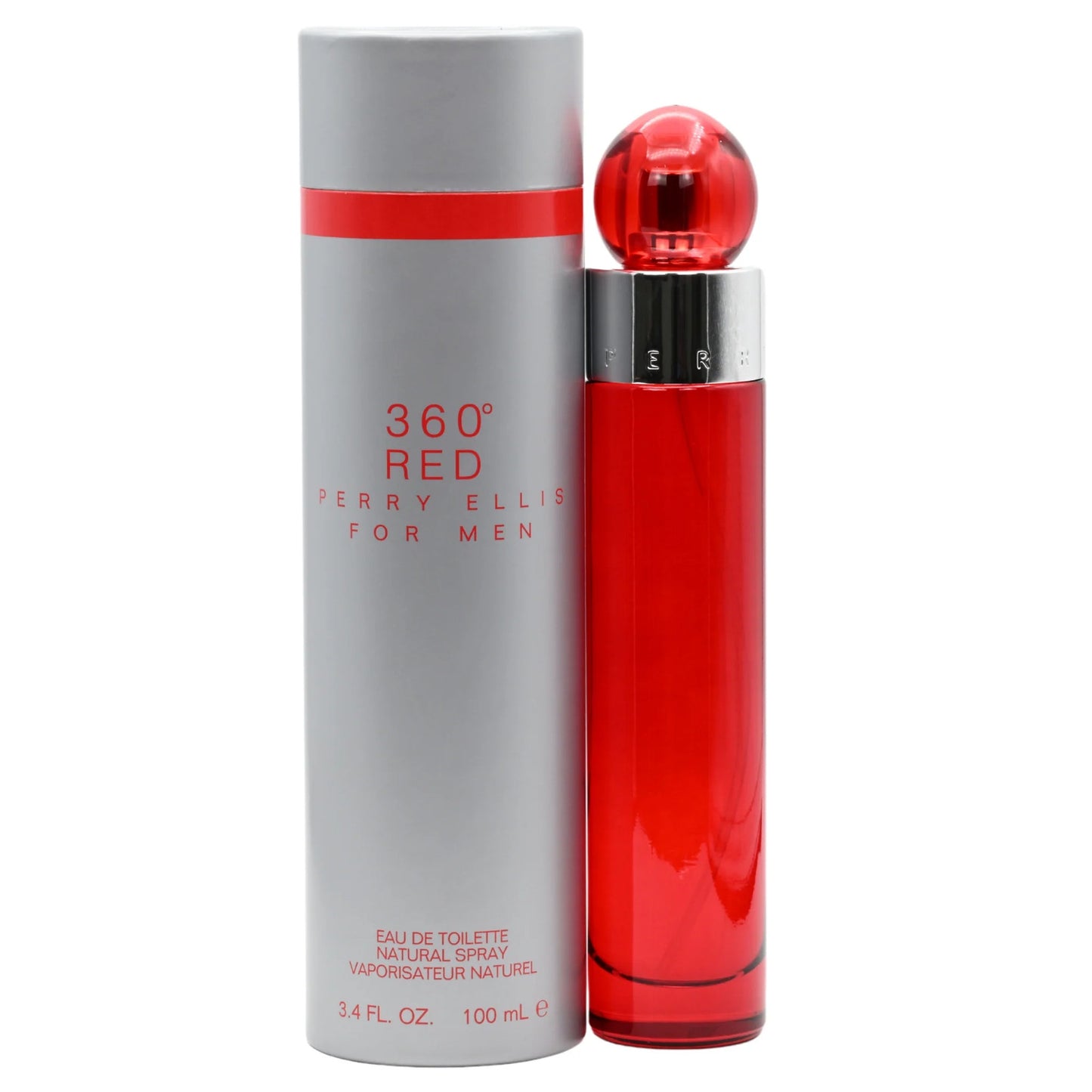 360 RED by Perry Ellis Cologne for Men EDT 3.3 / 3.4 Oz New in Box