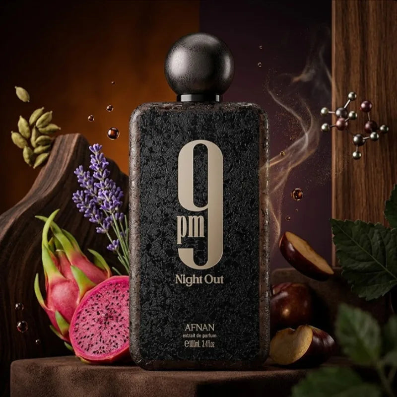 9PM Perfume 100Ml Eau De Parfum Long Lasting Fruity Woody Sweet Fresh Masculine Smooth Rich Luxury Fragrance