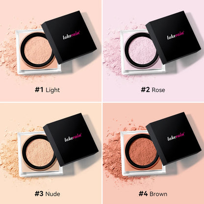 Loose Baking Setting Powder Long Lasting Oil Control Natural Face Matte Waterproof Brightening Loose Powder Makeup Cosmetics