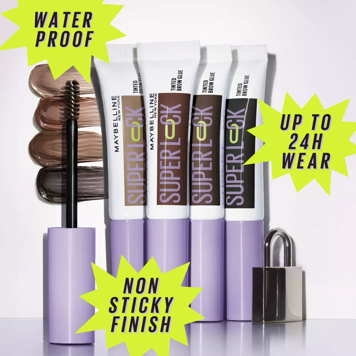 Maybelline Super Lock Brow Glue Eyebrow Gel - 0.23 Fl Oz