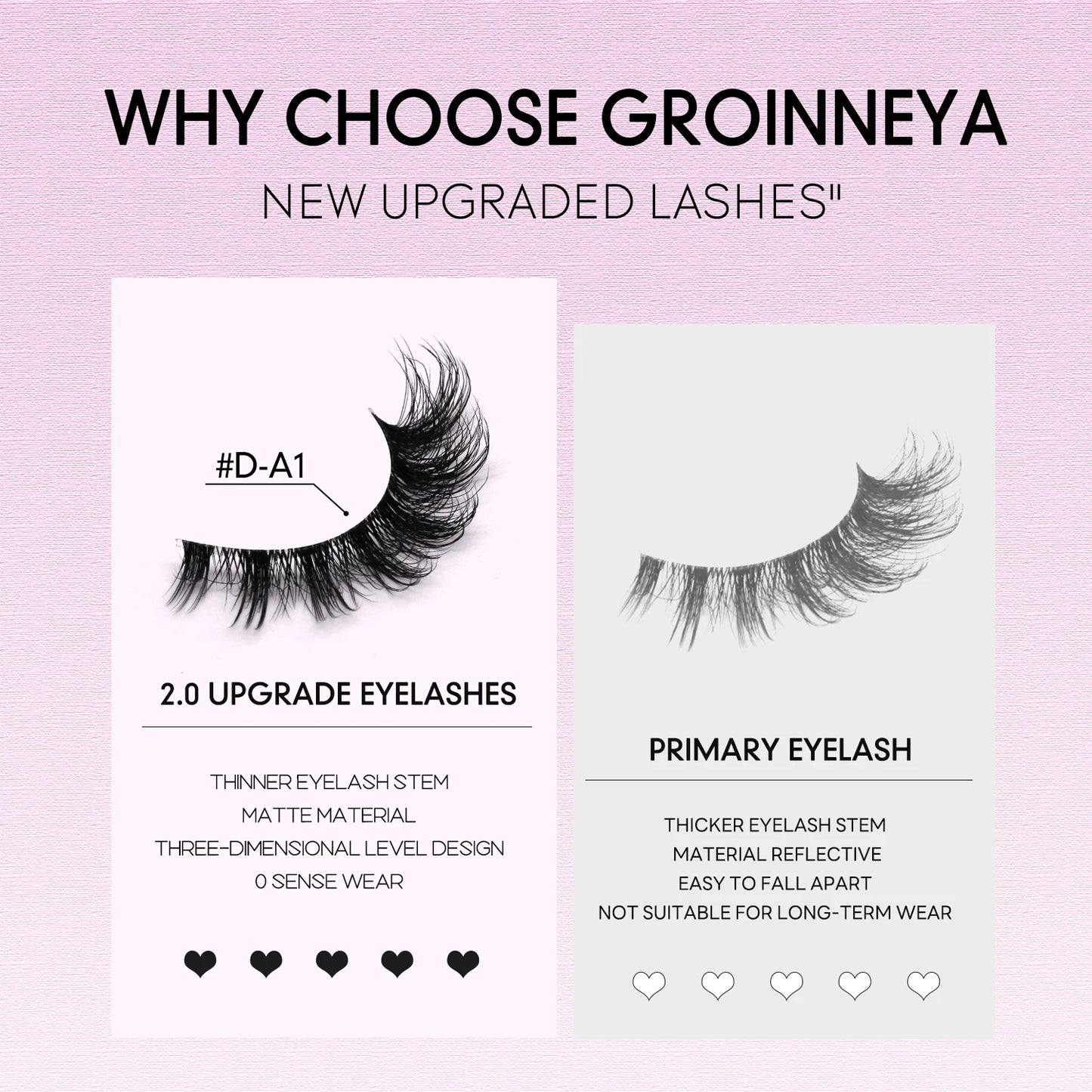 Veltrinay Fake Lashes Mink Lashes Plush 3D False Eyelashes Clear Band Accent Cat Eye Lashes False Lashes Makeup