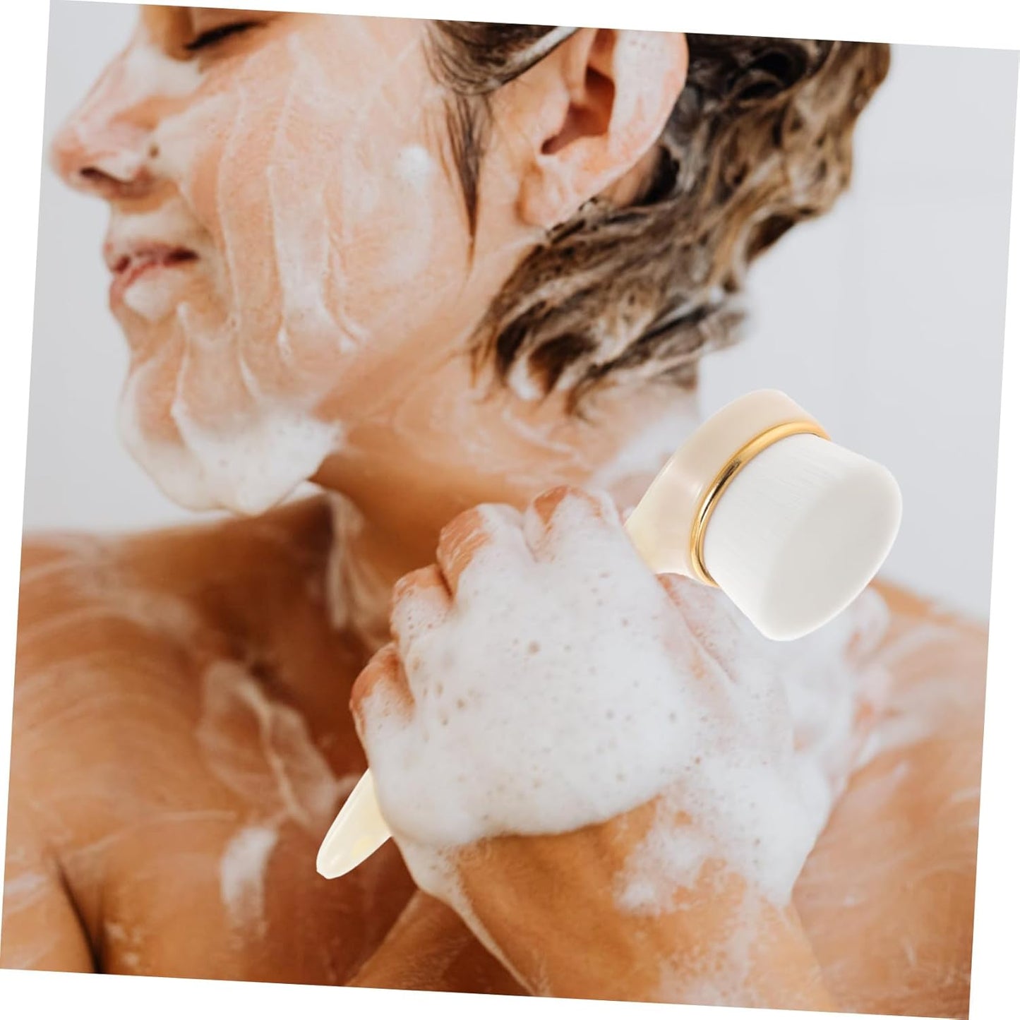 Facial Wash Instrument Electric Face Cleanser Brush for Women Exfoliating Face Brush Soft Bristles for Home Travel