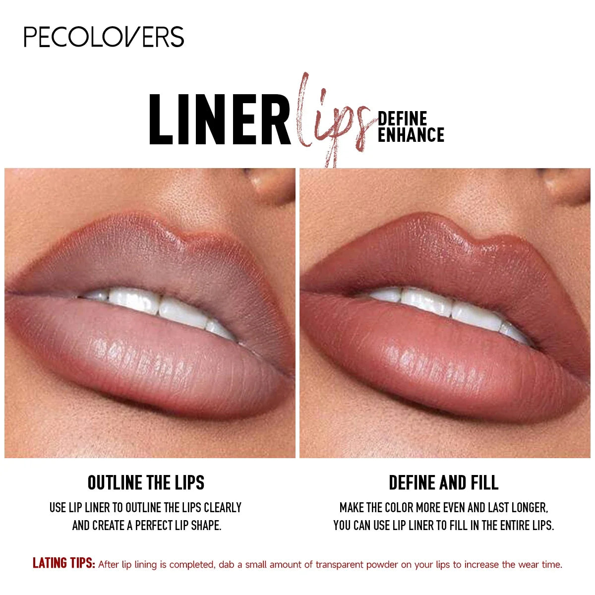 1PC Matte Lip Liner - Long-Lasting, Waterproof, Easy to Glide, Moisturizing Formula for All Skin Types, Lip Makeup