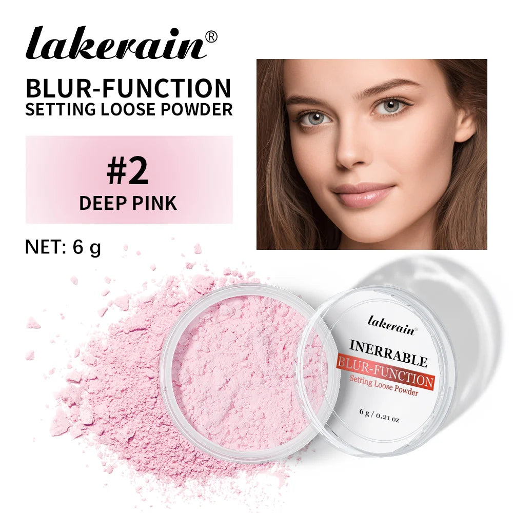 Loose Baking Setting Powder Long Lasting Oil Control Natural Face Matte Waterproof Brightening Loose Powder Makeup Cosmetics