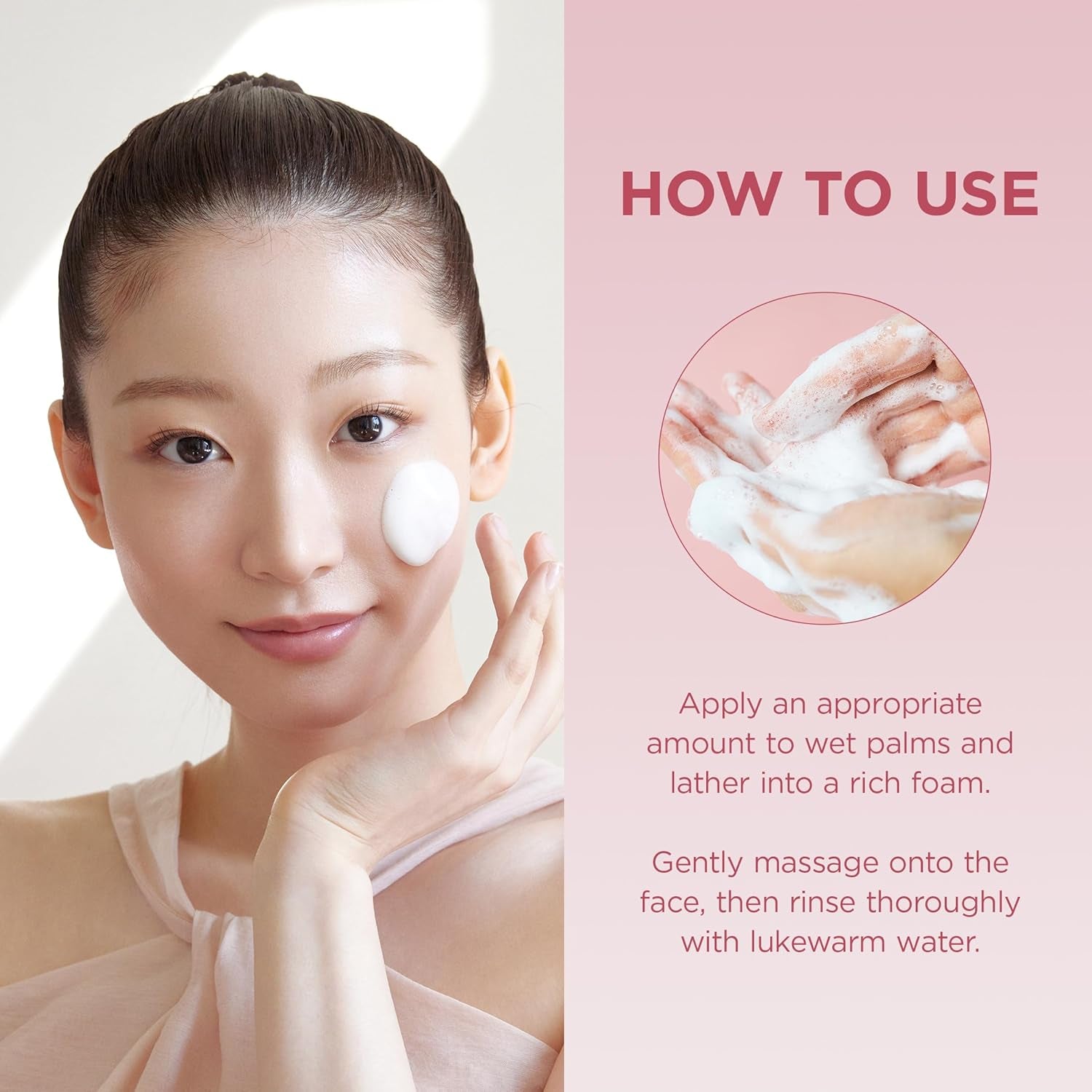 Poremizing Deep Cleansing Foam, 4.23 Fl.Oz, 125Ml, Makeup Remover, Korean Face Cleanser with Himalayan Pink Salt & Madagascar Centella Asiatica for Facial Pore Cleansing, Korean Skin Care