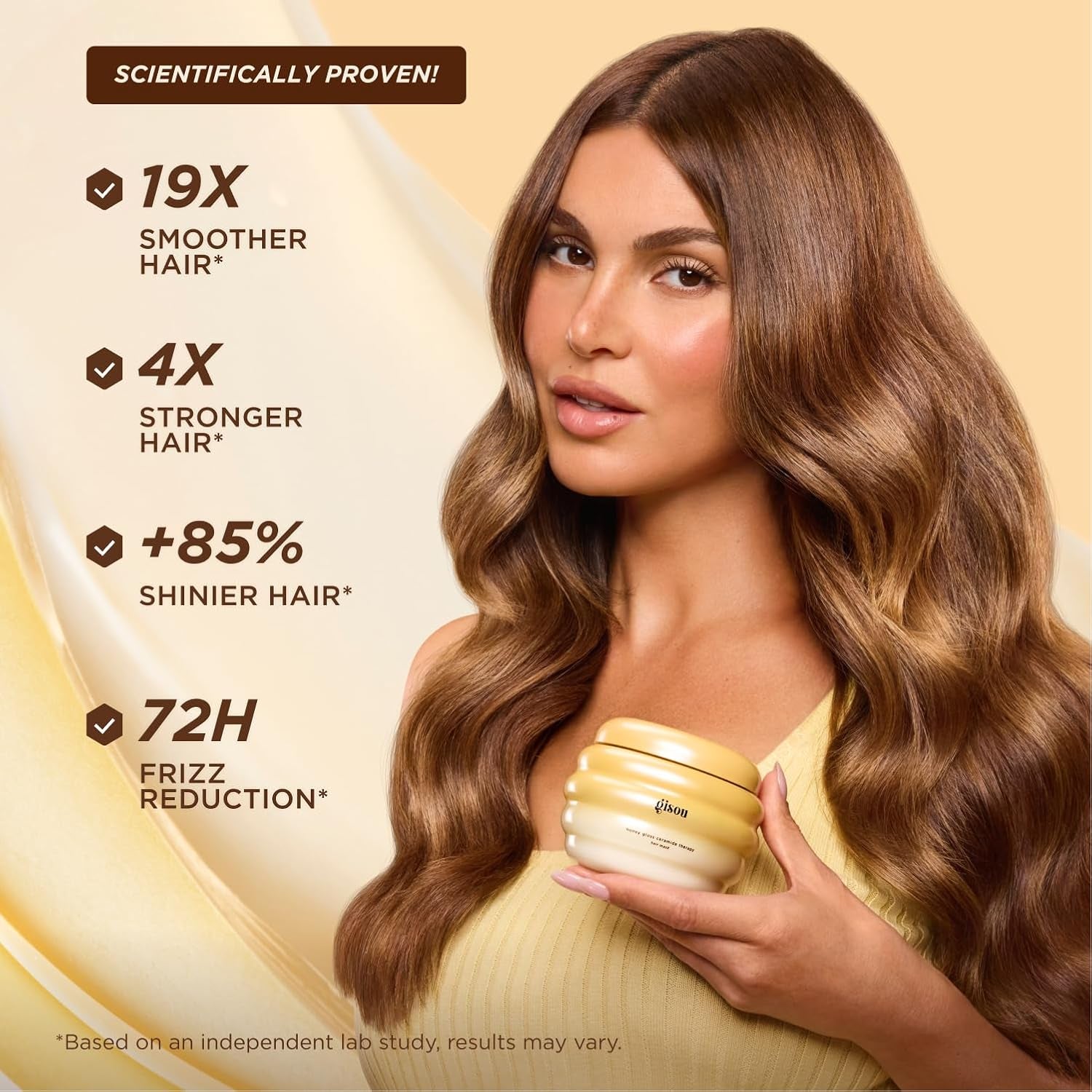 Honey Gloss Hair Therapy Trio - Mini Shampoo, Mini Hair Mask and Mini Conditioner for Smoother, Stronger and Glossier Hair