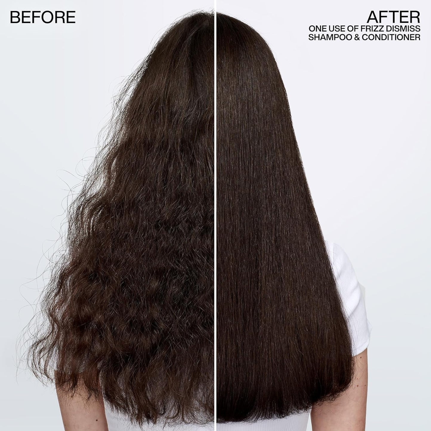 Redken Frizz Dismiss Shampoo for Frizzy Hair - Provides Smoothness & Shine, Weightless Frizz Control, Sulfate-Free