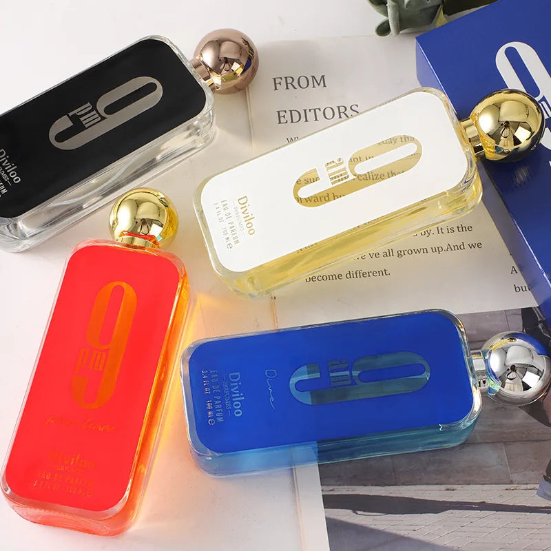 100Ml/ 3.4Oz 9PM 9AM Original Men Perfume Light Fragrance Long Lasting Fragrance Women Parfum Homme Charming Charm Gift