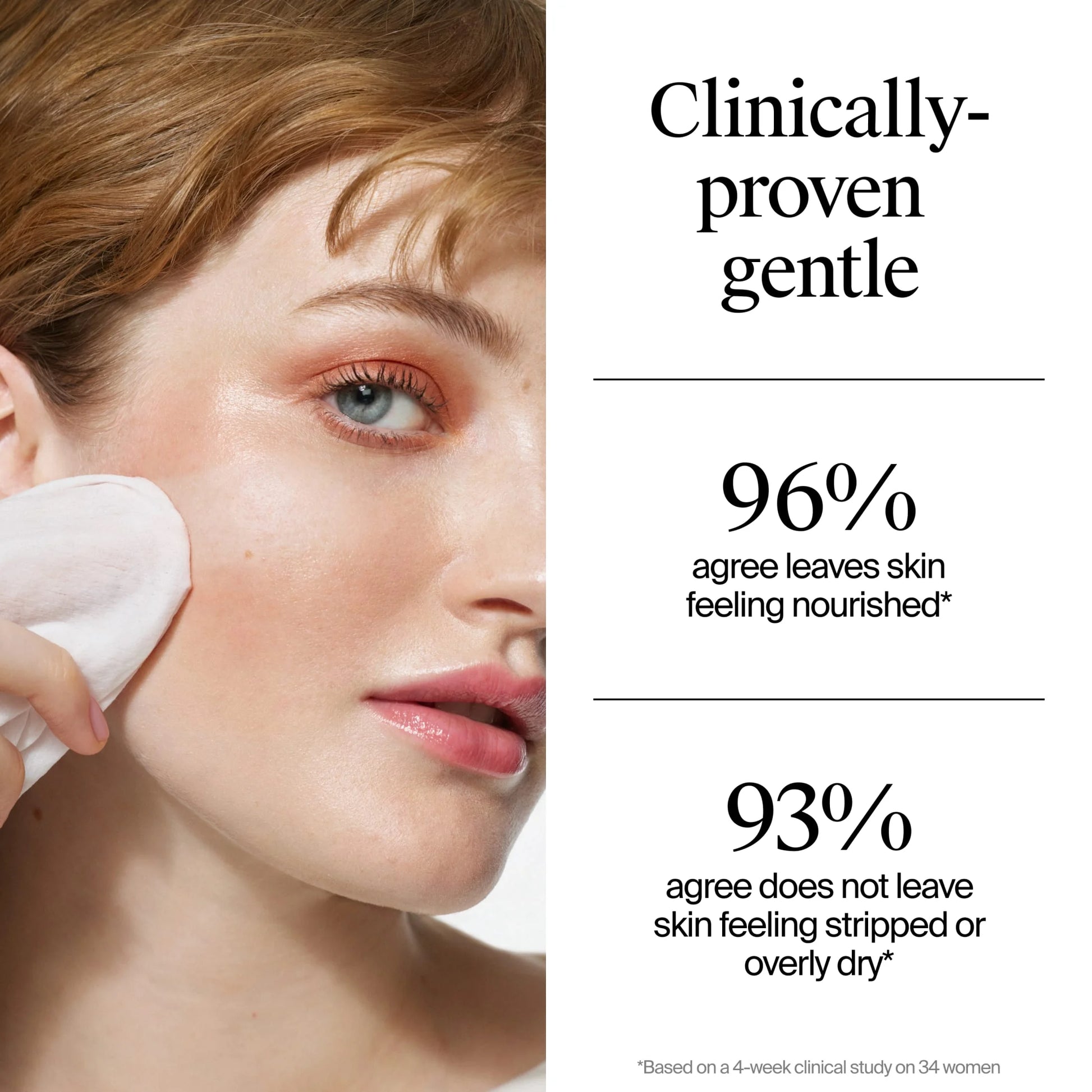 Fragrance-Free Cleansing Makeup Remover Face Wipes, 21 Ct