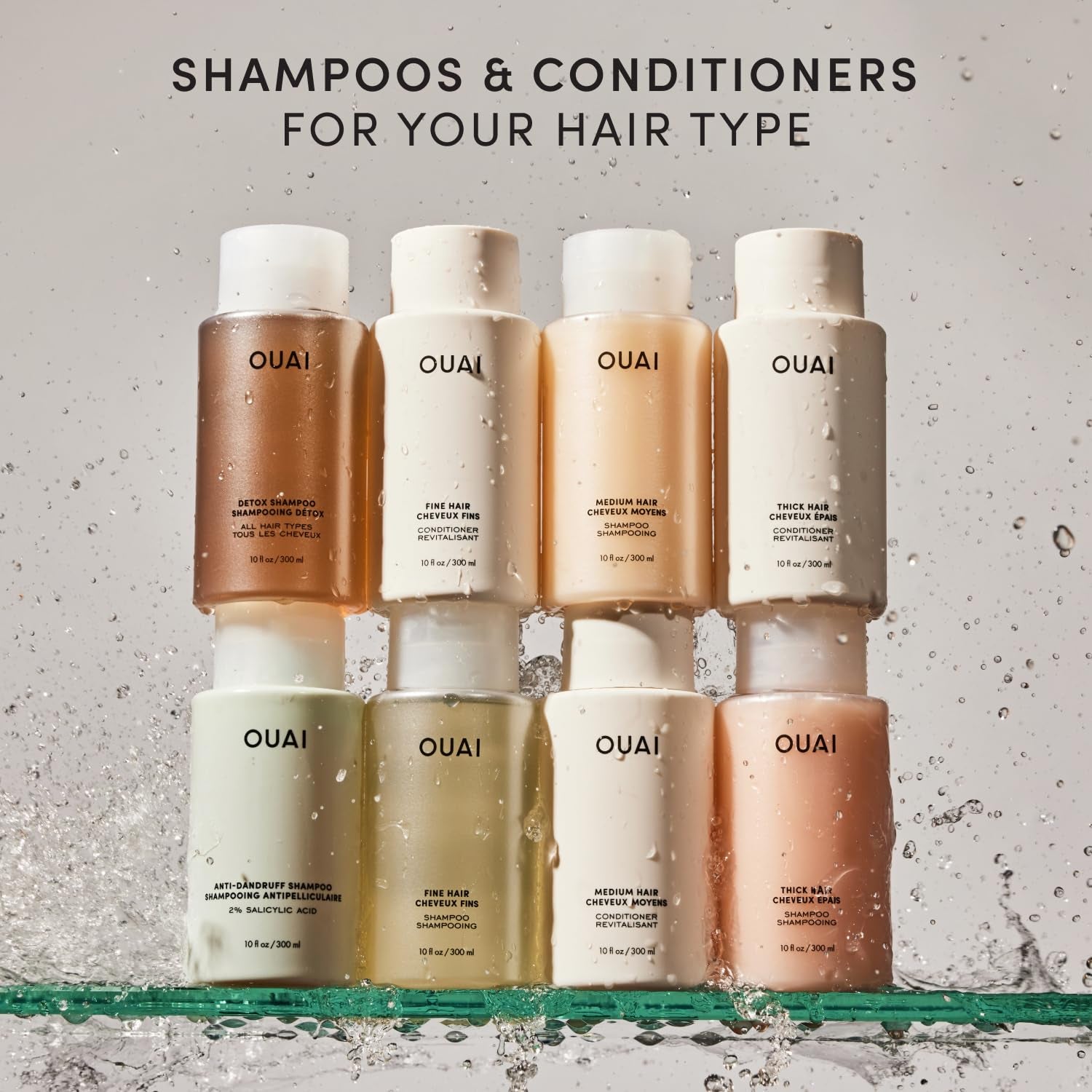 Medium Conditioner - Hydrating Hair Conditioner with Coconut Oil, Babassu Oil, and Keratin - Strengthens, Repairs and Adds Shine - Paraben and Phthalate Free Hair Care Products (10 Oz)