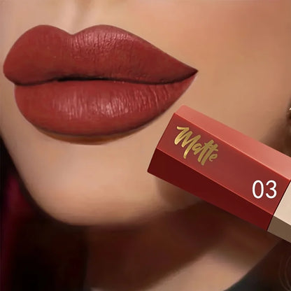 Velvet Matte Liquid Lipstick, Waterproof Long Lasting Lip Makeup, Lightweight Fog Matte Lipstick Gift for Her
