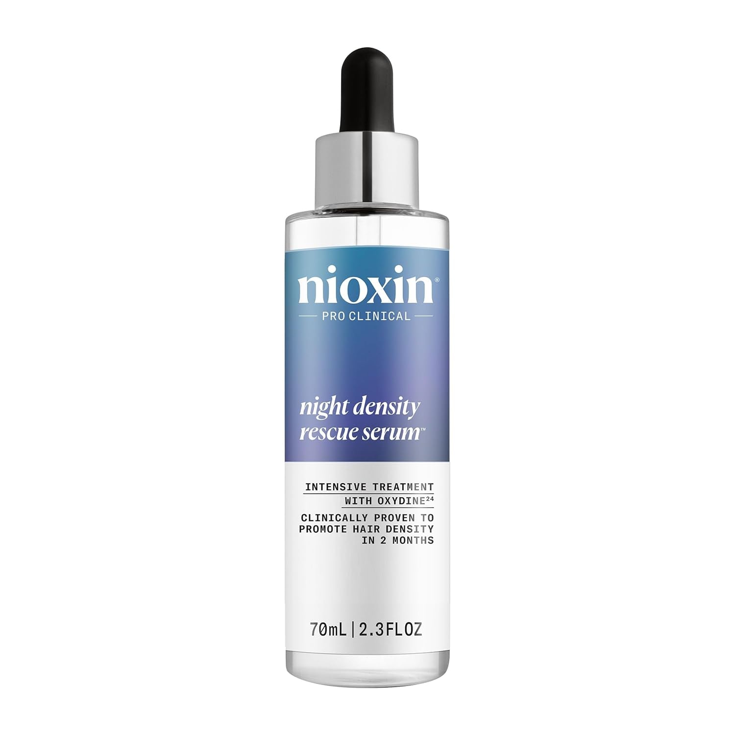 Night Density Rescue Serum | Overnight Hair Thickening Serum | Protects against Hair Breakage | Intensive Treatment with Oxydine | 2.4 Fl Oz.