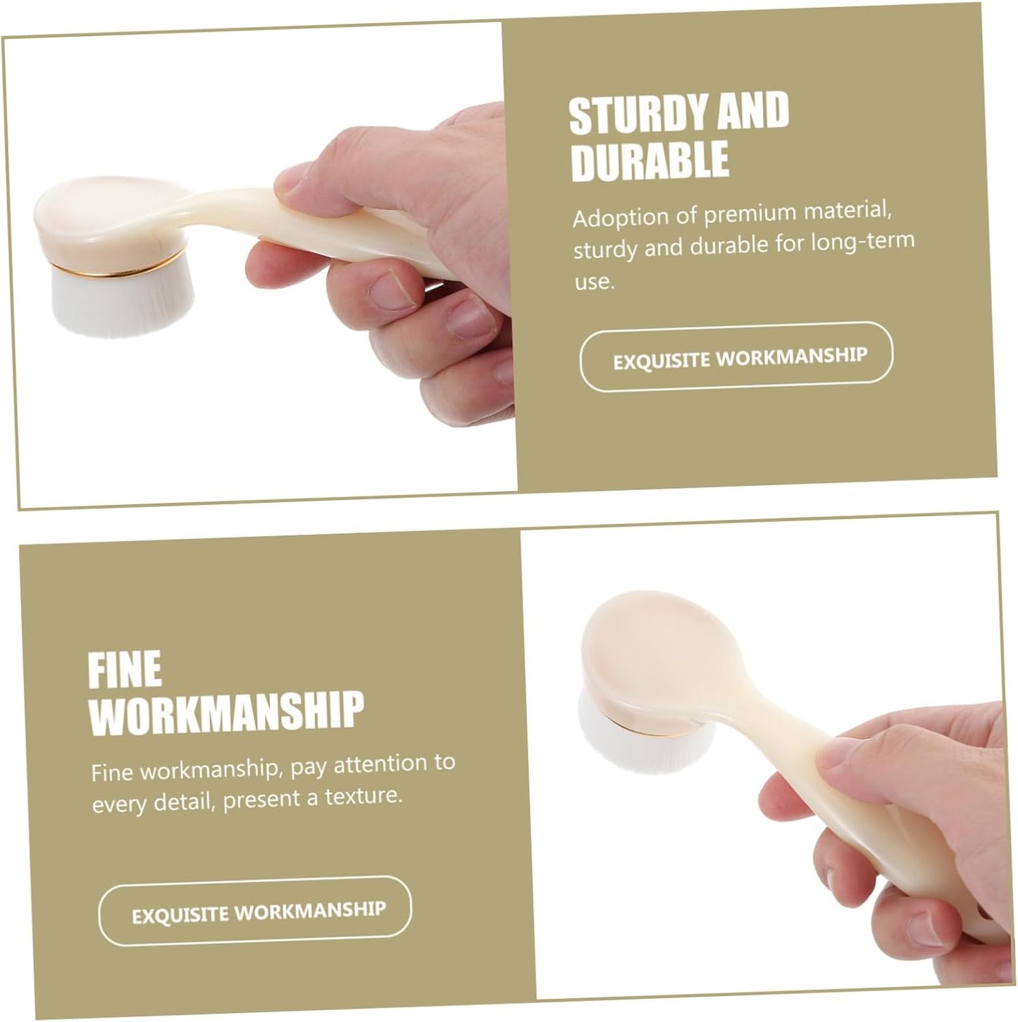 Facial Wash Instrument Electric Face Cleanser Brush for Women Exfoliating Face Brush Soft Bristles for Home Travel