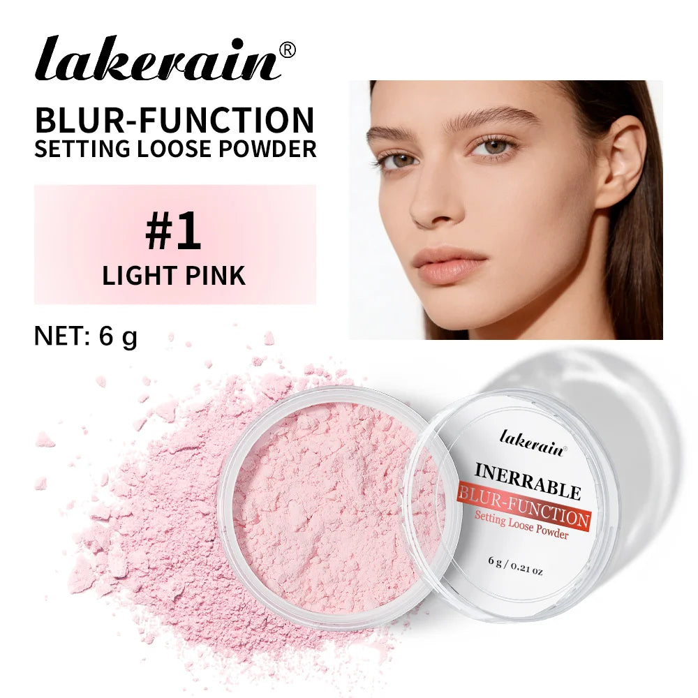 Loose Baking Setting Powder Long Lasting Oil Control Natural Face Matte Waterproof Brightening Loose Powder Makeup Cosmetics