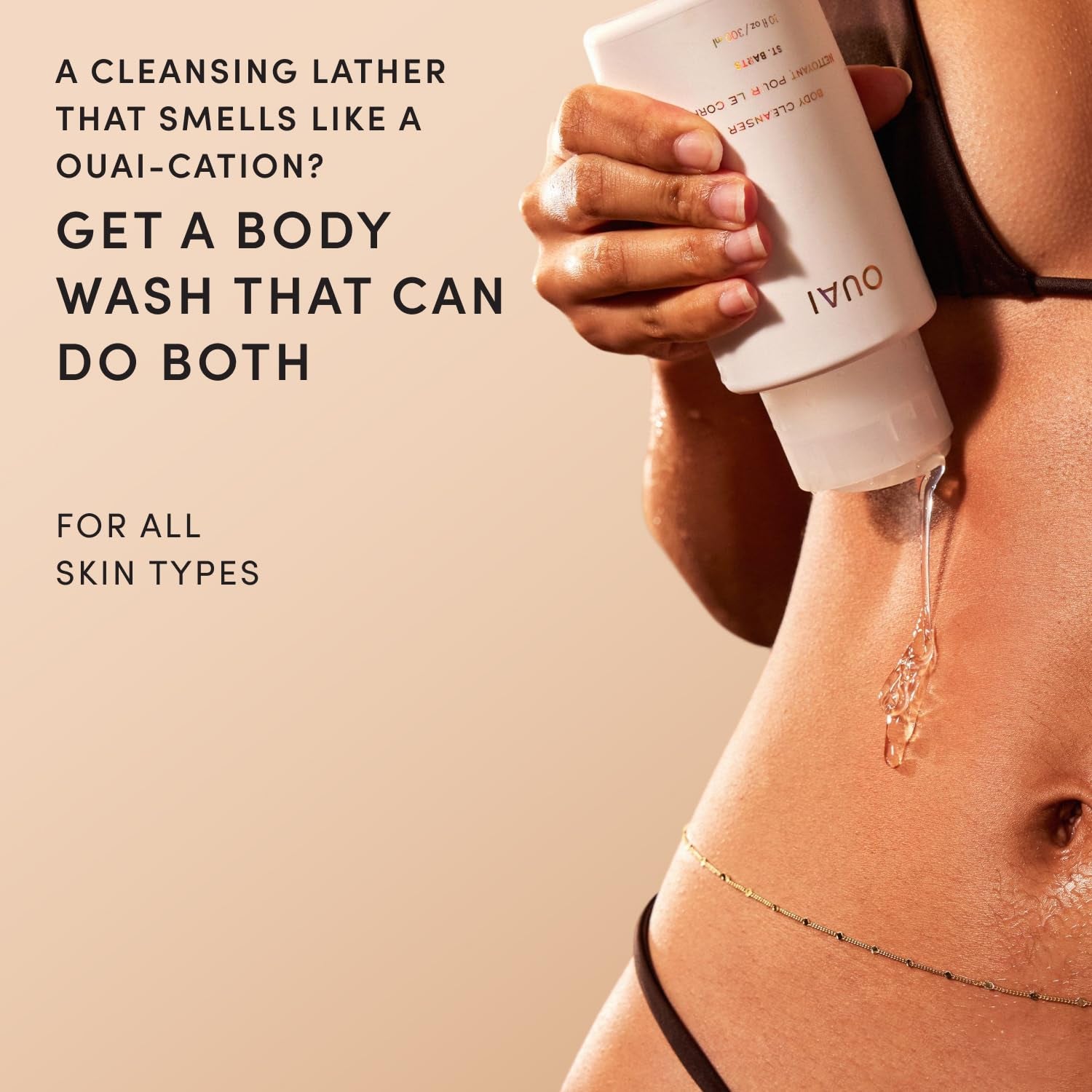 Body Cleanser, St. Barts - Foaming Body Wash with Jojoba Oil and Rosehip Oil to Hydrate, Nurture, Balance and Soften Skin - Paraben, Phthalate and Sulfate Free Skin Care Products (10 Fl Oz)
