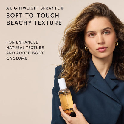 Wave Spray - Texture Spray for Hair with Coconut Oil & Rice Protein - Adds Texture, Volume & Shine for Beach Waves - Paraben Free, Safe for Color & Keratin-Treated Hair (6 Fl Oz)