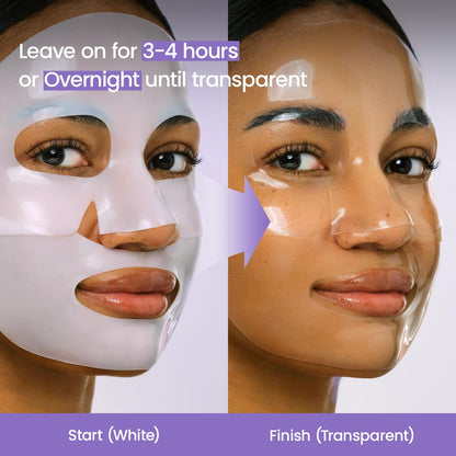 Rejuvenating Caviar PDRN Real Deep Mask, Overnight Hydrogel Face Mask, Skin Firming, Radiance, Enhancing Skin Recovery, Korean Skin Care, Mothers Day Gifts | 1.19Oz(34G) X 4Ea