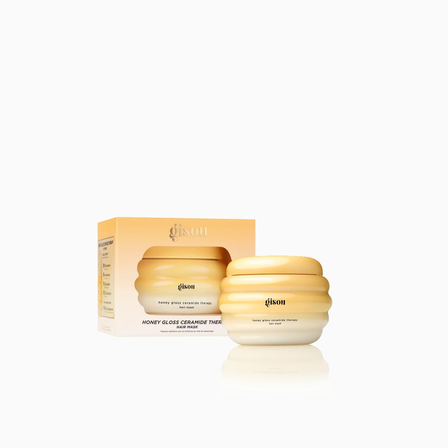 Honey Gloss Ceramide Therapy Hair Mask Mini – Deep Repair & Hydration with Mirsalehi Honey, Ceramides & Hyaluronic Acid, 2.5 Fl Oz