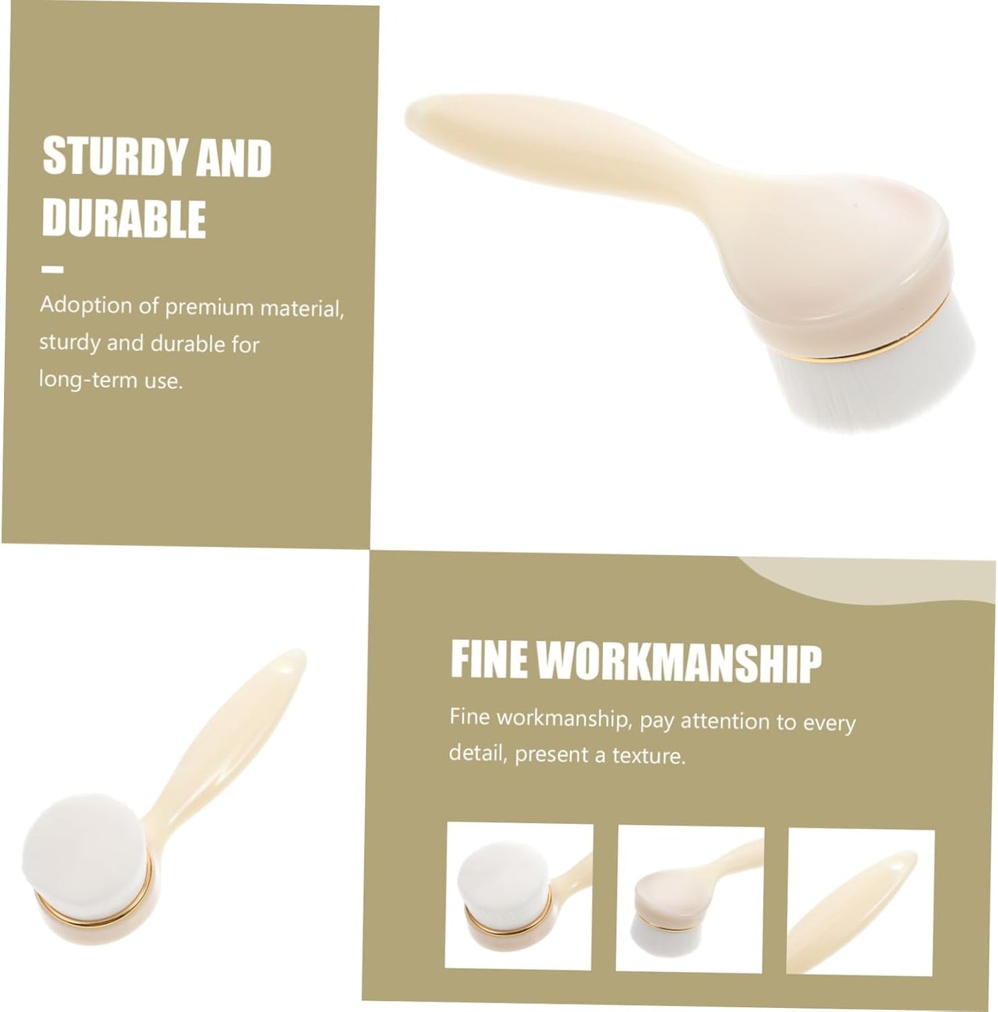 Facial Wash Instrument Electric Face Cleanser Brush for Women Exfoliating Face Brush Soft Bristles for Home Travel