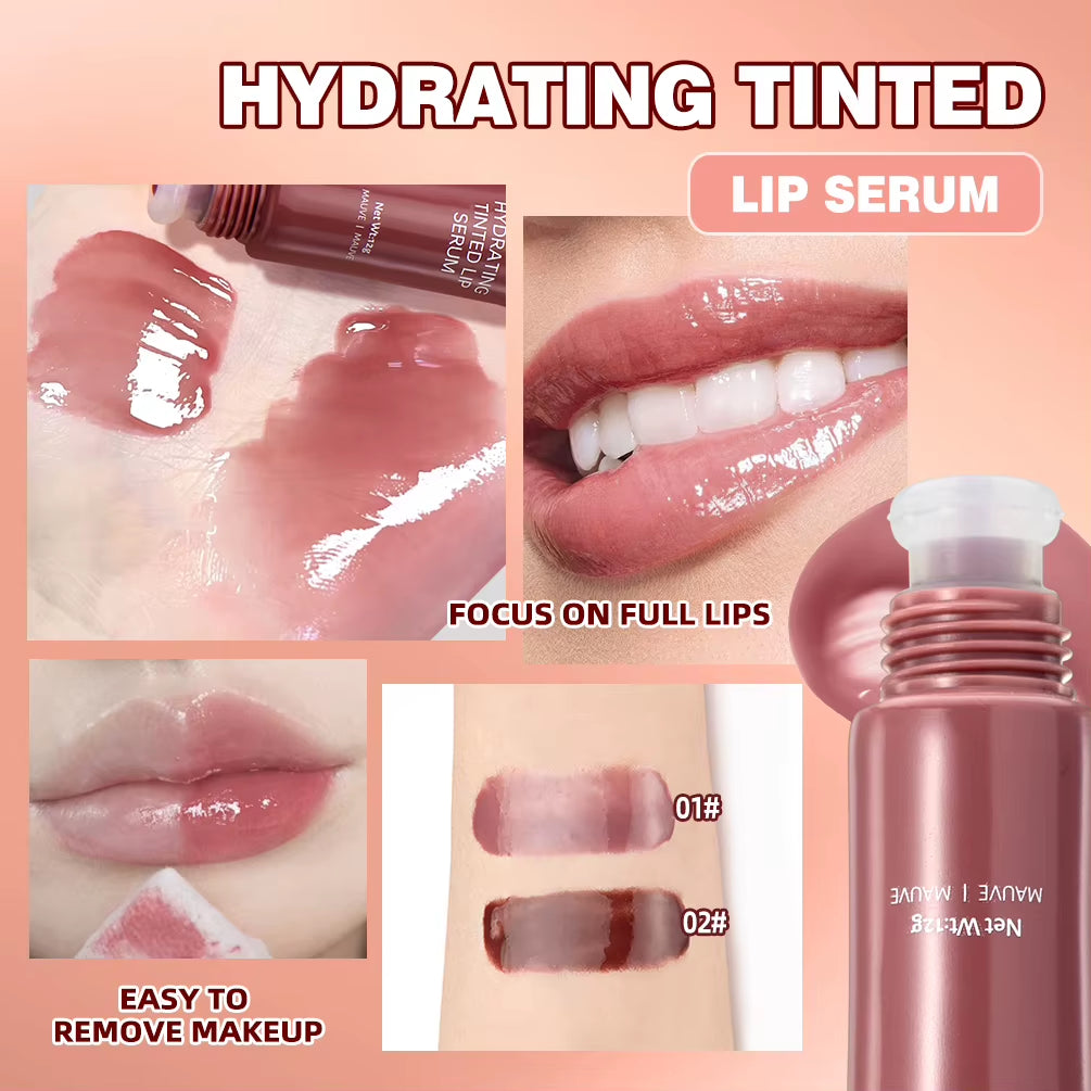 Crystal Lip Balm Moisturizing Lip Gloss Oil Jelly Lipgloss Long Lasting Liquid Lipstick Hydrating Tinted Lip Serum Makeup