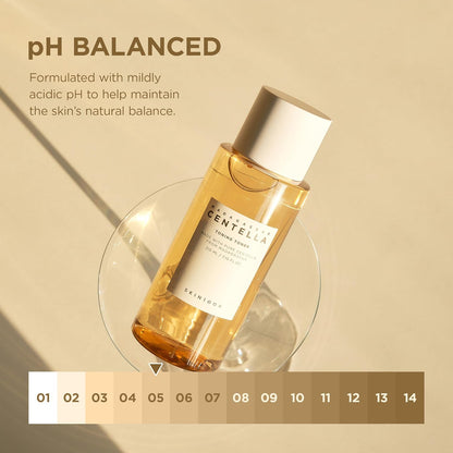Centella Toning Toner 7.10 Fl.Oz, 210Ml, Korean Face Toner with Madagascar Centella Asiatica & Hyaluronic Acid for Hydrating, Soothing and Moisturizing, PHA Exfoliator, Korean Skin Care