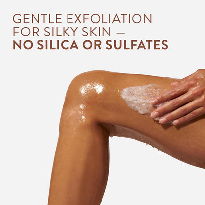 Native Coconut & Vanilla Exfoliating Body Scrub for Women & Men, 1 Wash to Soft, Smooth Skin, Gently Exfoliates Even Sensitive Skin, Clean Formula, Enhances Skin Radiance, Free of Silica, 12 Oz