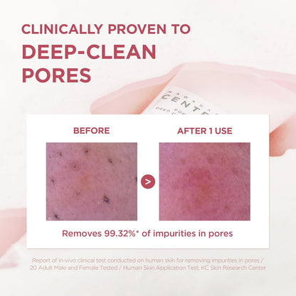Poremizing Deep Cleansing Foam, 4.23 Fl.Oz, 125Ml, Makeup Remover, Korean Face Cleanser with Himalayan Pink Salt & Madagascar Centella Asiatica for Facial Pore Cleansing, Korean Skin Care