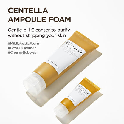 Centella Travel Kit, Korean Skin Care Set with Toner, Moisturiser, Serum, Cleansing Oil & Cleanser, Travel Size Set with Madagascar Centella, Sensitive Skin, Perfect for Travel Beauty & Gifts